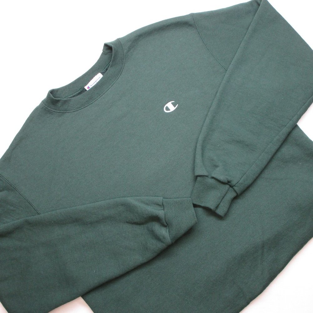 Champion Forest Green Crewneck Sweatshirt